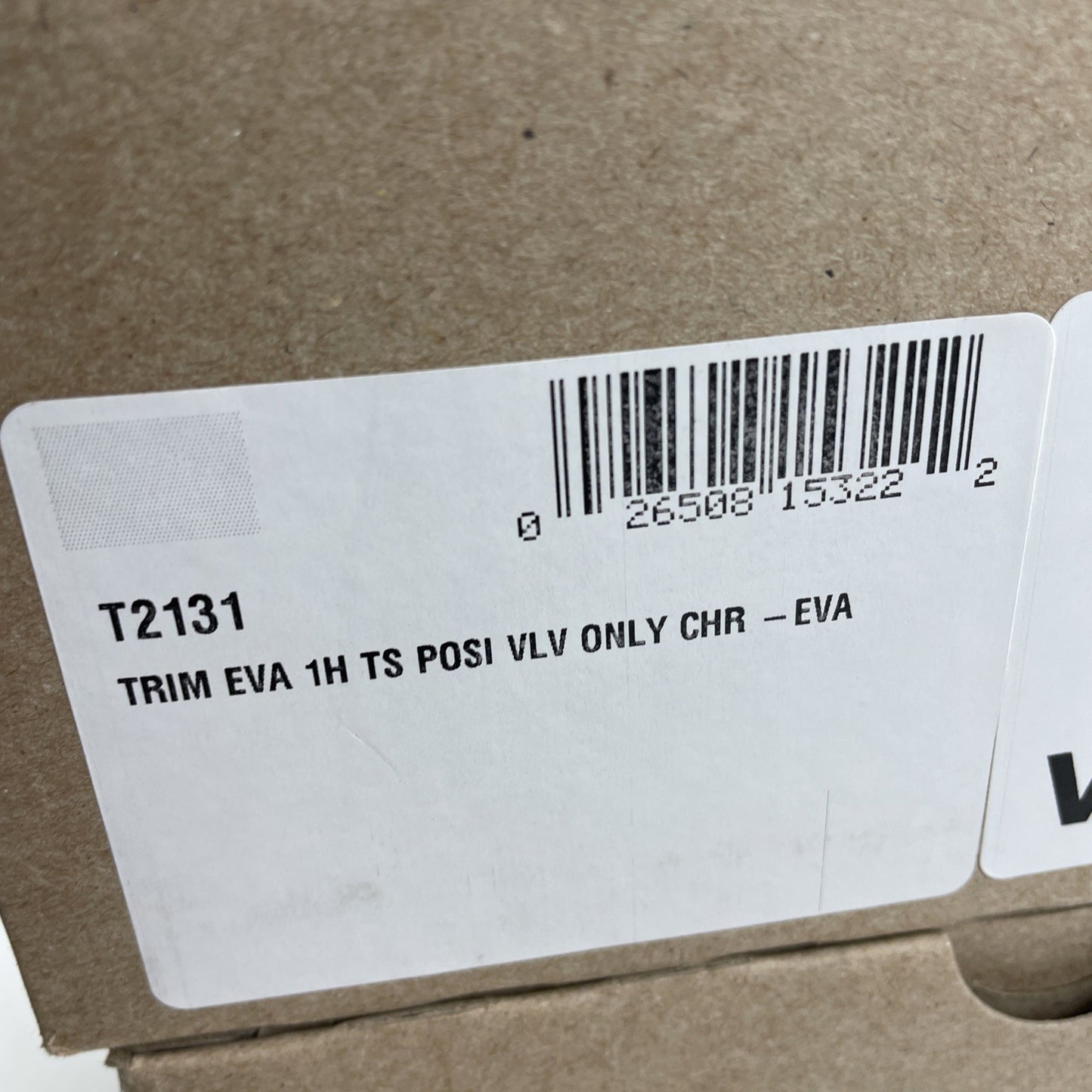 (R) Moen T2131 Eva Single Handle Posi-Temp Pressure Balanced Valve Trim - Chrome