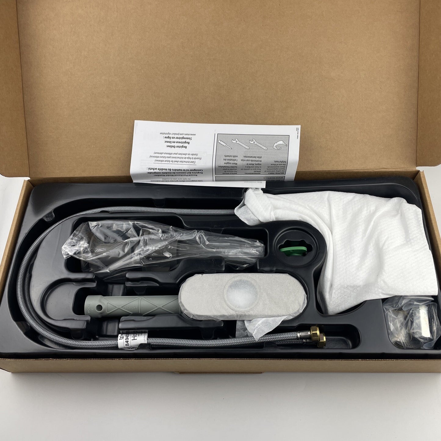 Moen 84945SRN Banbury Single Handle Bathroom Sink Faucet - Brushed Nickel
