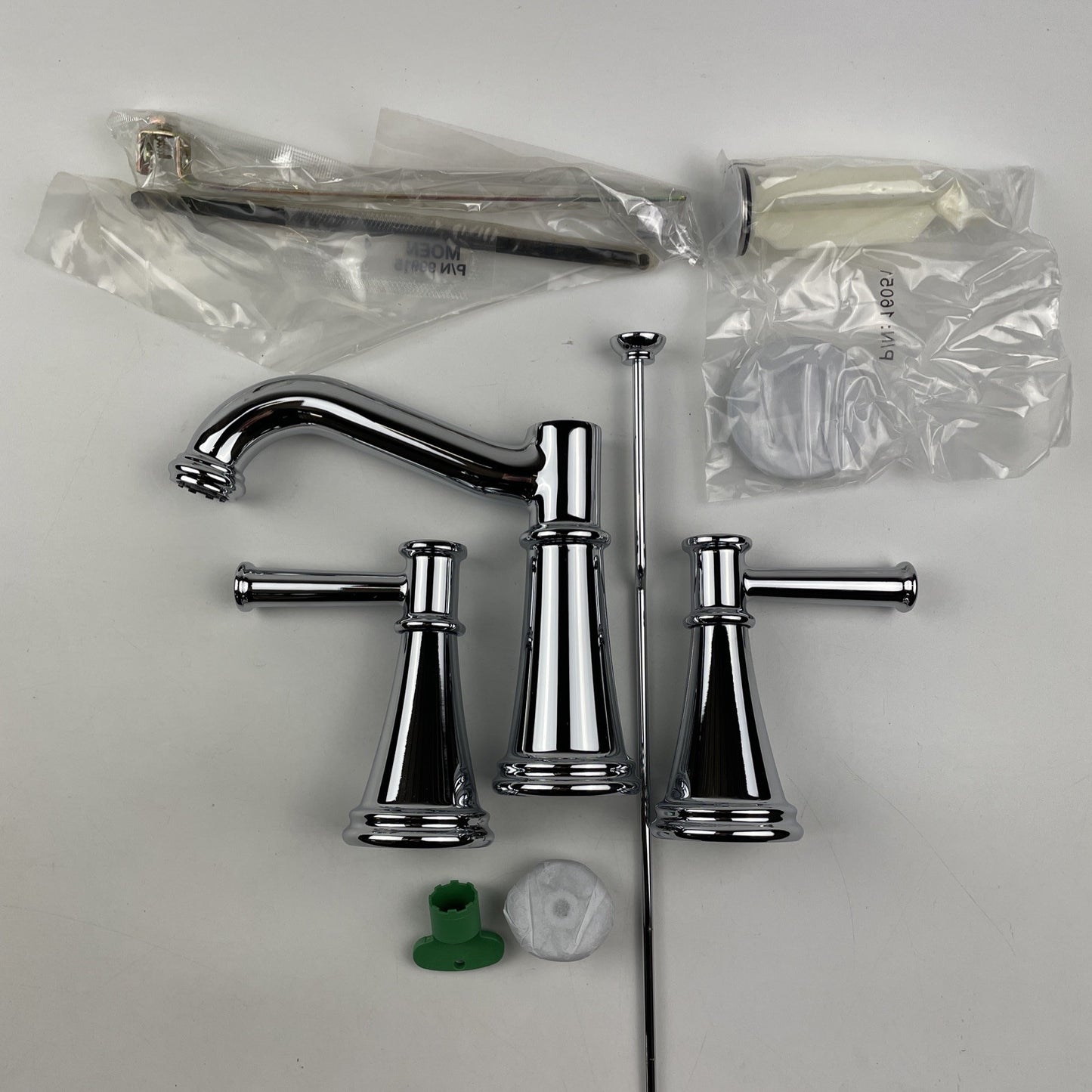 Moen T6405 Belfield Two-Handle Widespread Bathroom Faucet - Chrome