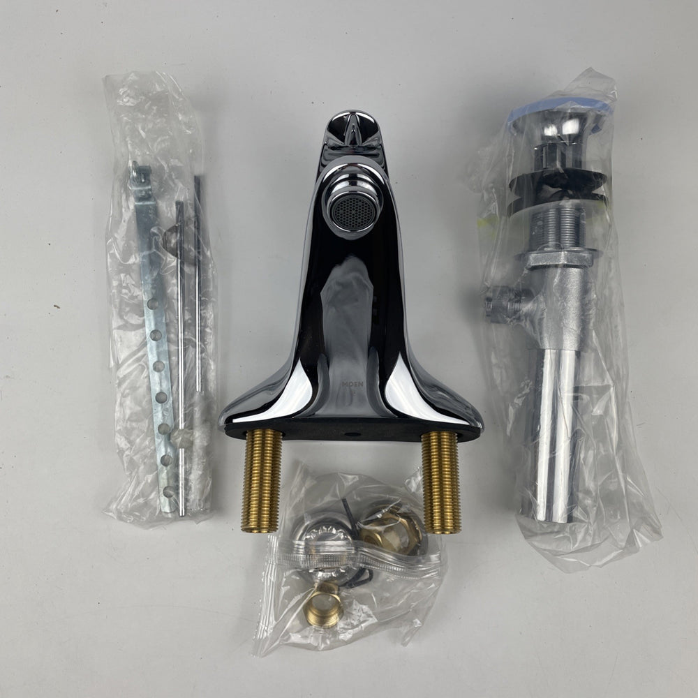 Moen 8414 Commercial M-Dura Single Handle Centerset Bathroom Faucet - Chrome