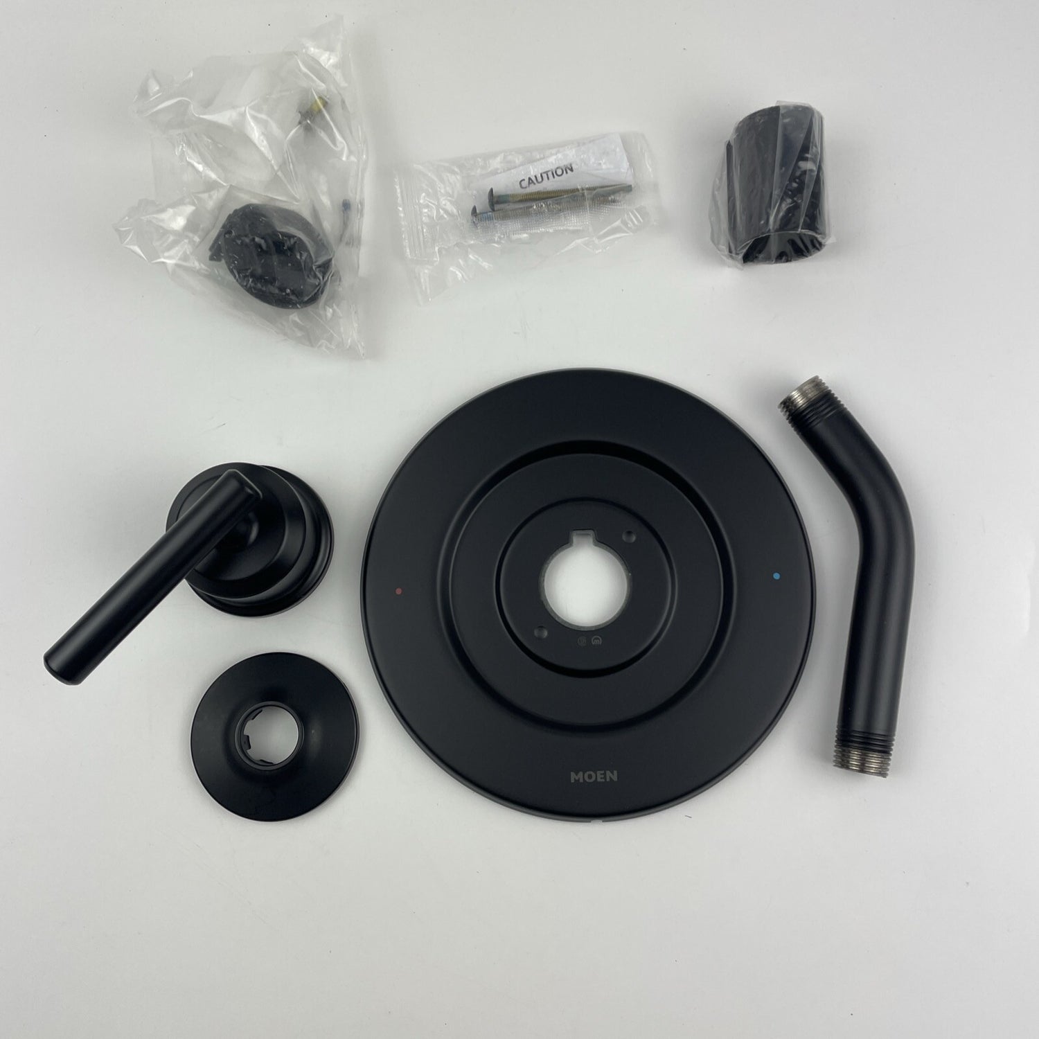 (READ) Moen T2902NHBL Gibson Shower Trim Package with M-PACT - Matte Black