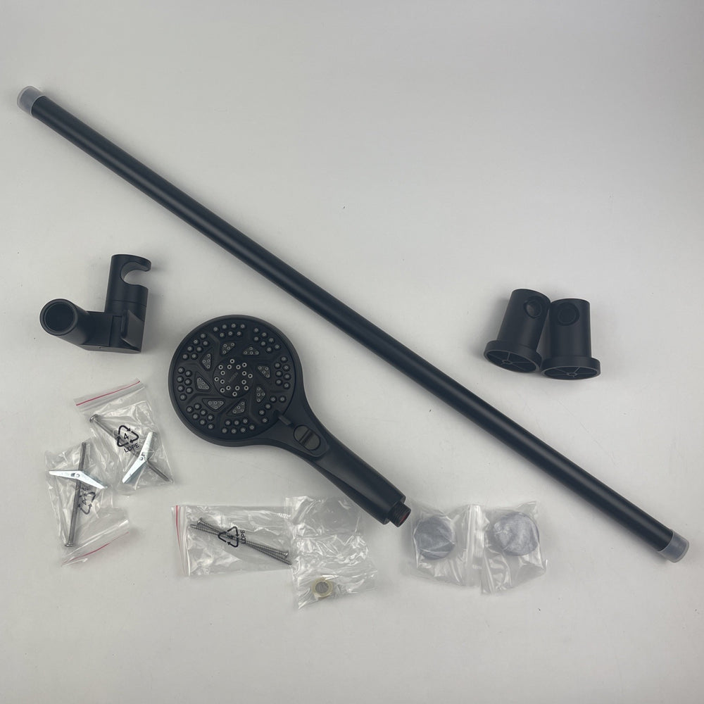 (MISSING PARTS)Moen 3671EPBL  Multi-Function Slide Bar Hand Shower - Matte Black
