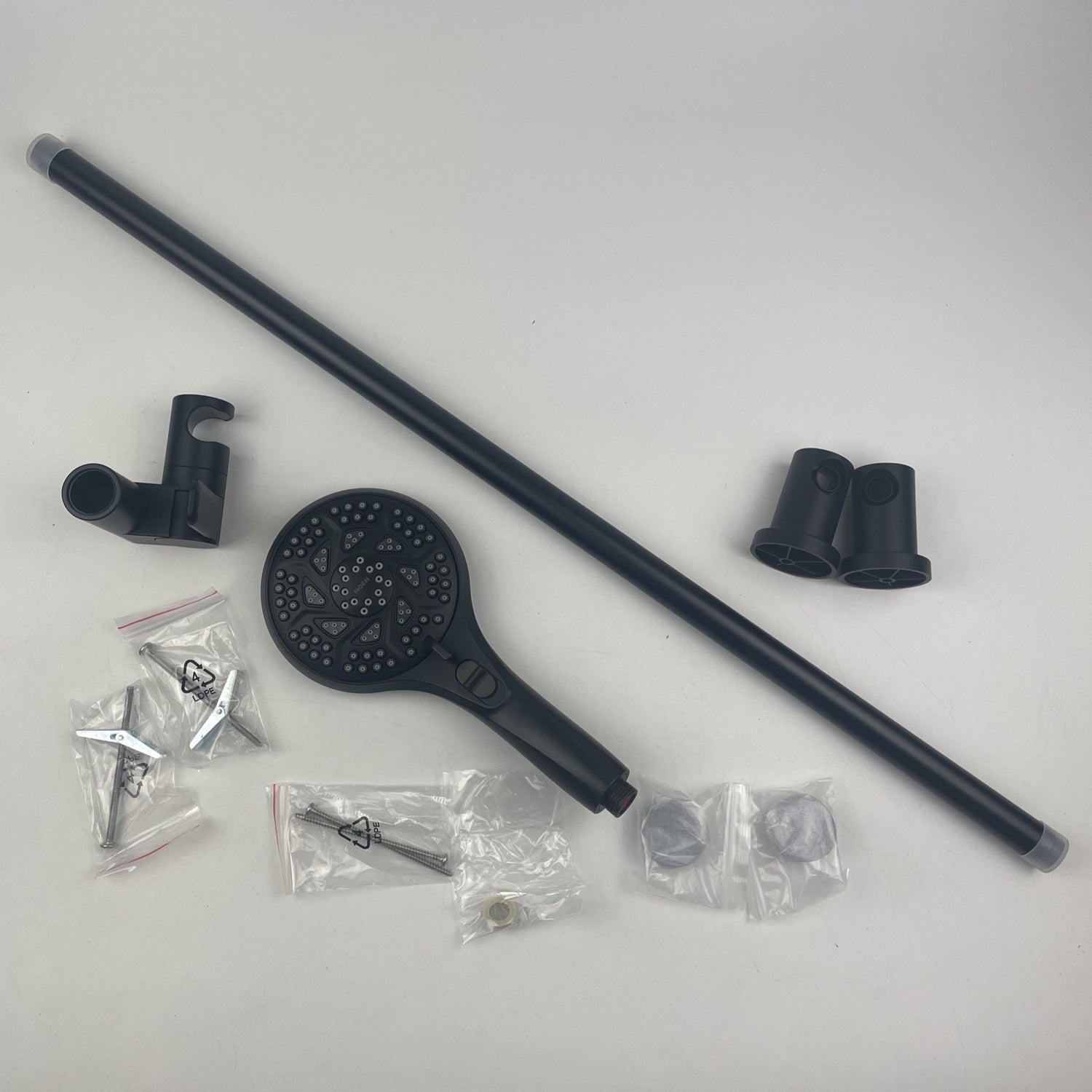 (MISSING PARTS)Moen 3671EPBL  Multi-Function Slide Bar Hand Shower - Matte Black