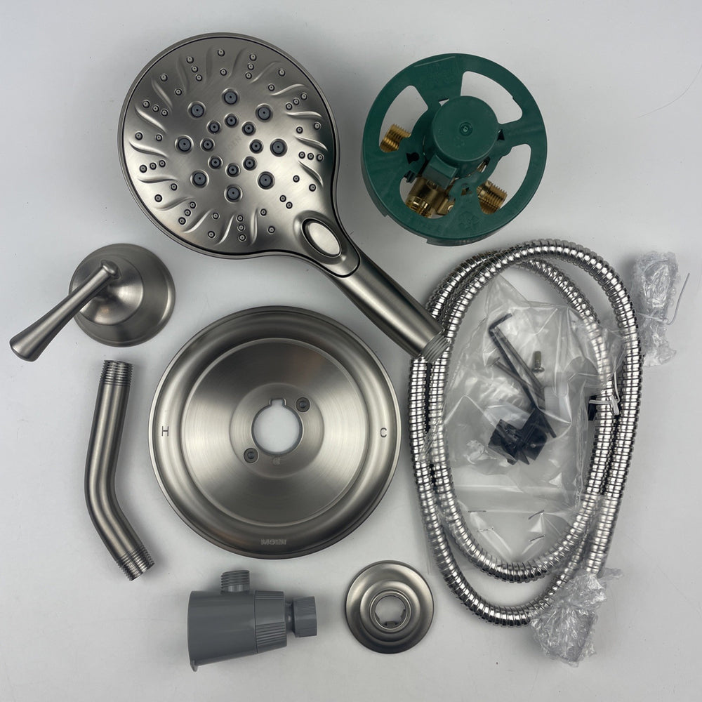 Moen 82975SRN Attract 6-Spray Shower Faucet Spot Resist Brushed Nickel