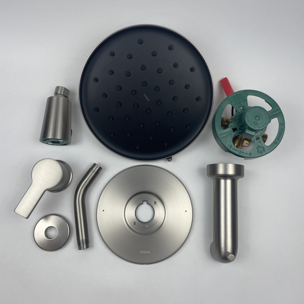 (READ)Moen 82156SRN Avri Magnetix Tub & Shower Faucet Spot-Resist Brushed Nickel