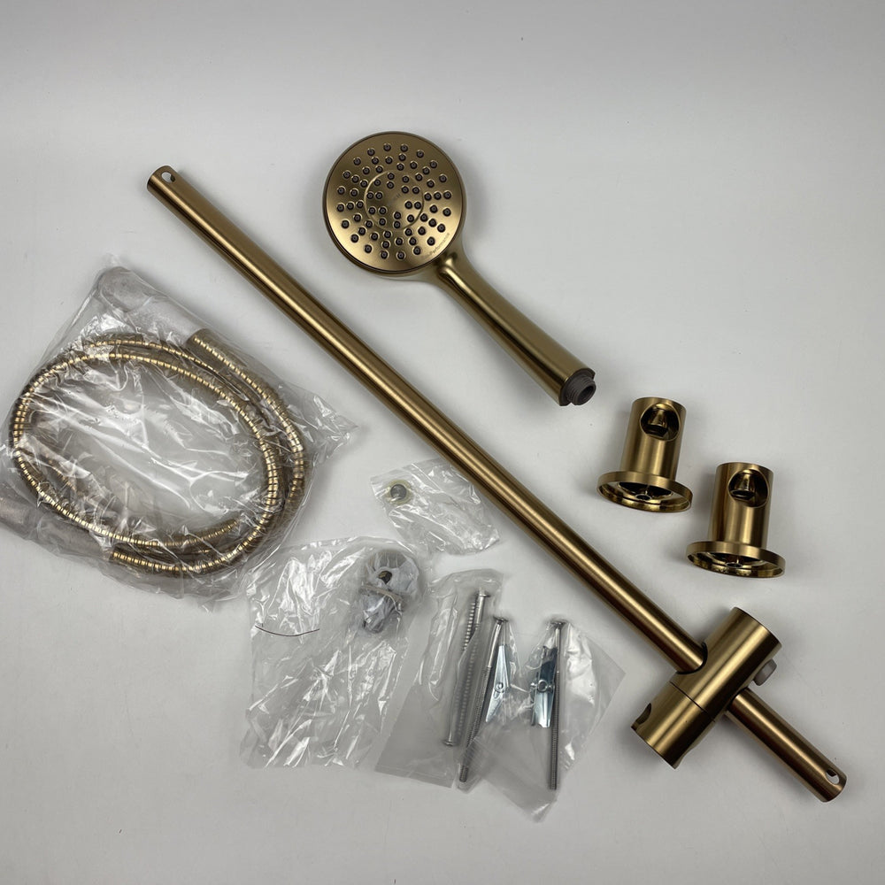 (READ) Moen 3868EPBG Eco-Performance 1-Function Handshower Brushed Gold
