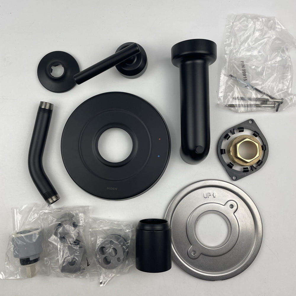 (READ)Moen UT2903NHBL Gibson 2-Series 1-Handle Tub & Shower Trim Kit Matte Black