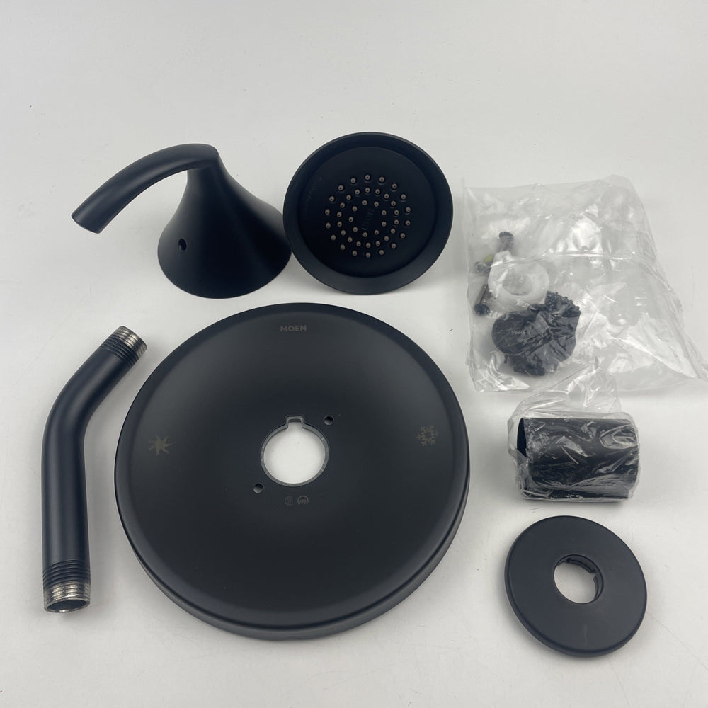 (READ)Moen T2742EPBL Glyde Posi-Temp Eco-Performance Shower Trim Kit Matte Black