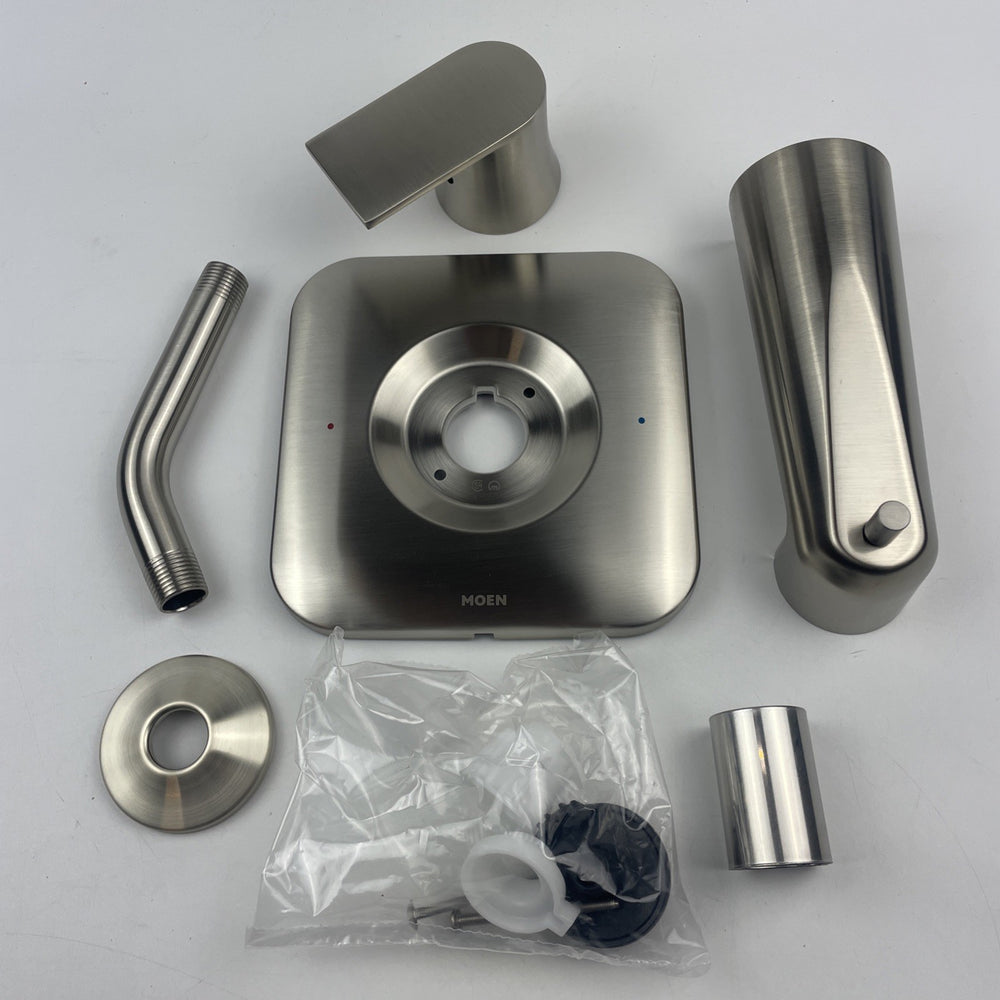 Moen T2473NHBN Genta LX Posi-Temp Tub & Shower Trim Kit Brushed Nickel