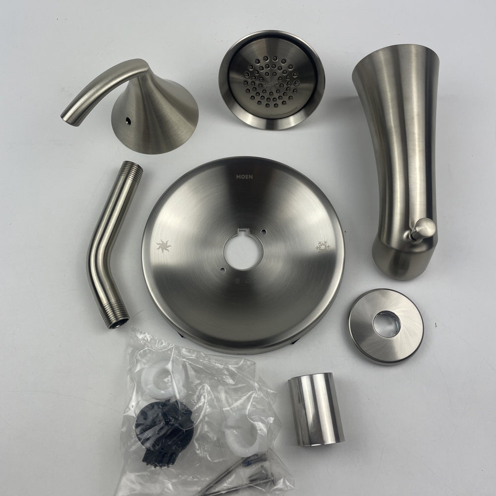 Moen T2743EPBN Glyde Posi-Temp Tub & Shower Faucet Trim Kit Brushed Nickel