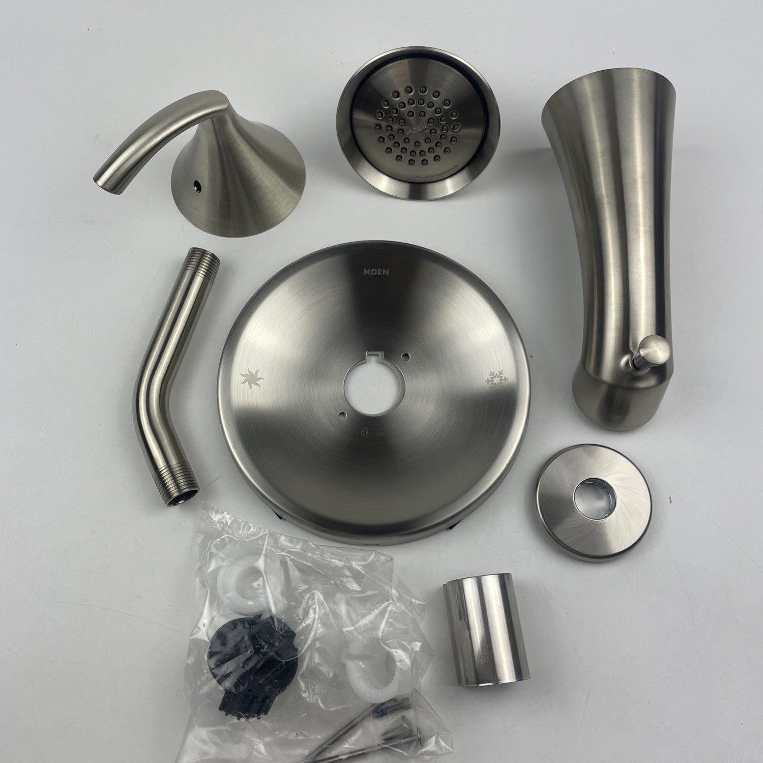 Moen T2743EPBN Glyde Posi-Temp Tub & Shower Faucet Trim Kit Brushed Nickel