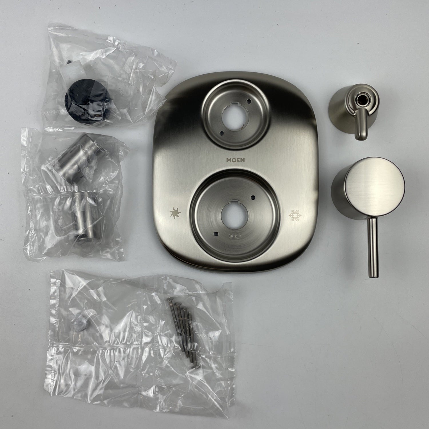 Moen T3290BN Align Moentrol Two-Handle Transfer Valve Trim Brushed Nickel