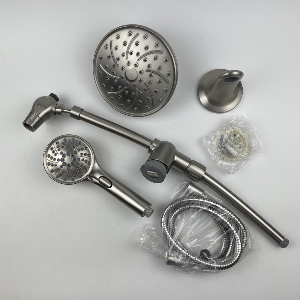 Moen 28586SRN Attract Magnetix 6-Spray Dual Shower Heads - Brushed Nickel