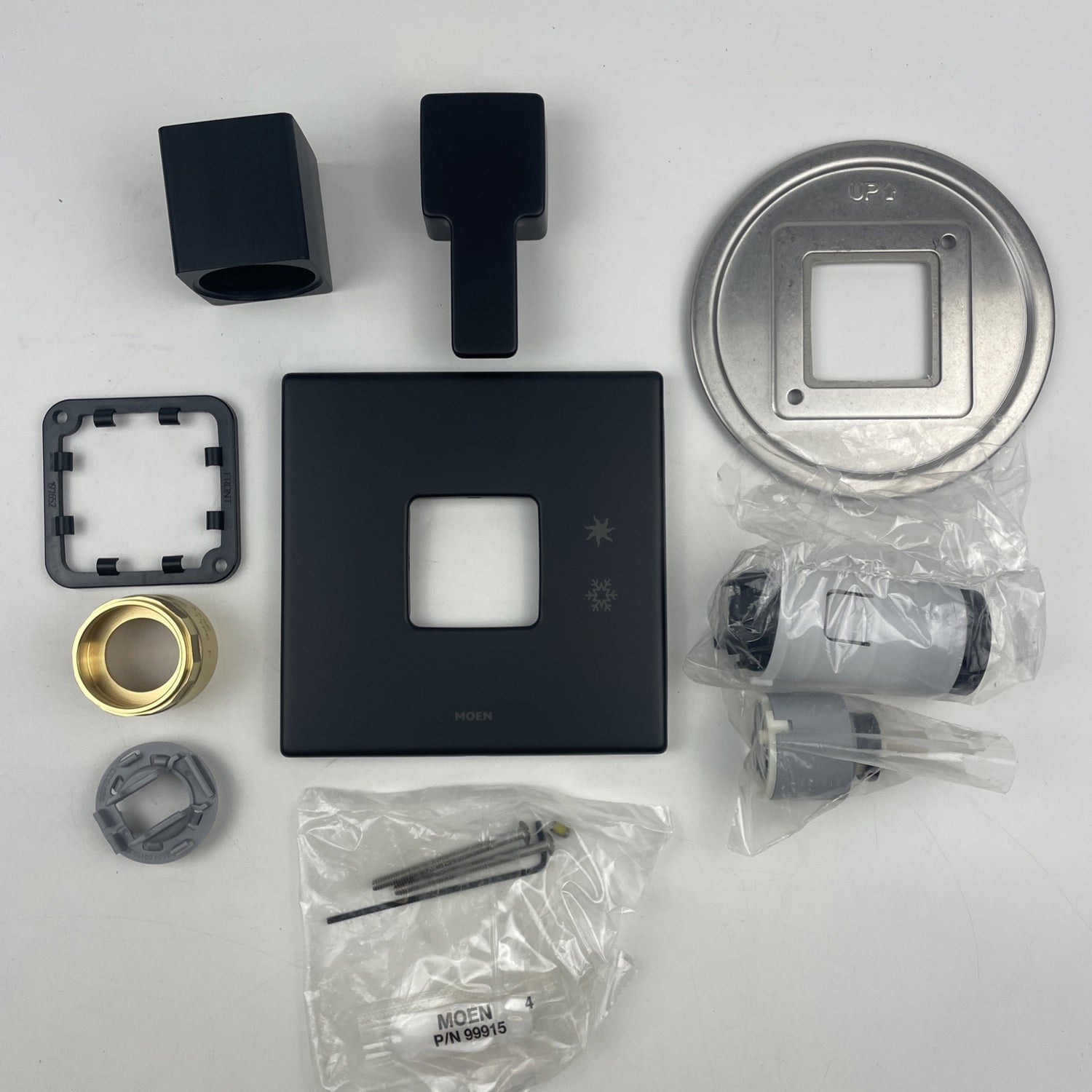 Moen UTS2711BL 90 Degree M-CORE 2-Series One-Handle Valve Trim Kit Matte Black