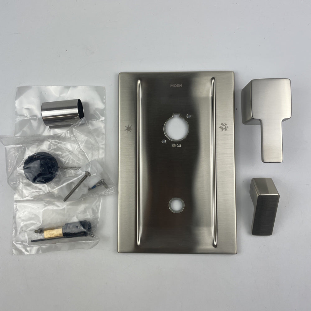 (READ) Moen TS2710BN 90 Degree 3-Function Transfer Valve Trim Kit Brushed Nickel