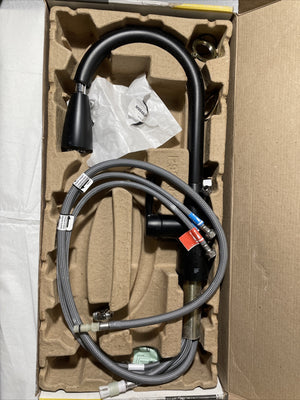 American Standard Fairbury 2S Kitchen Faucet Matte Black Pulldown 7418300.243