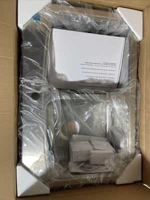 Glacier Bay AIO 33 in. Drop-in Double Bowl 20 Gauge Stainless Steel Kitchen Sink