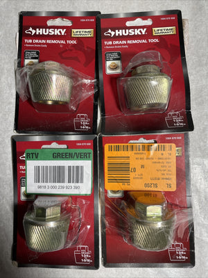Husky Drain Removal Tool Fits Drains 1-3/4" to 1-9/16" (‎410-075-0111)