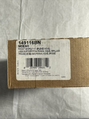 Moen 149116BN Method Roman Tub Spout Kit Finish - Brushed Nickel