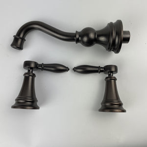 Moen Weymouth TS42106ORB Oil Rubbed Bronze Wall Mount Bathroom Faucet