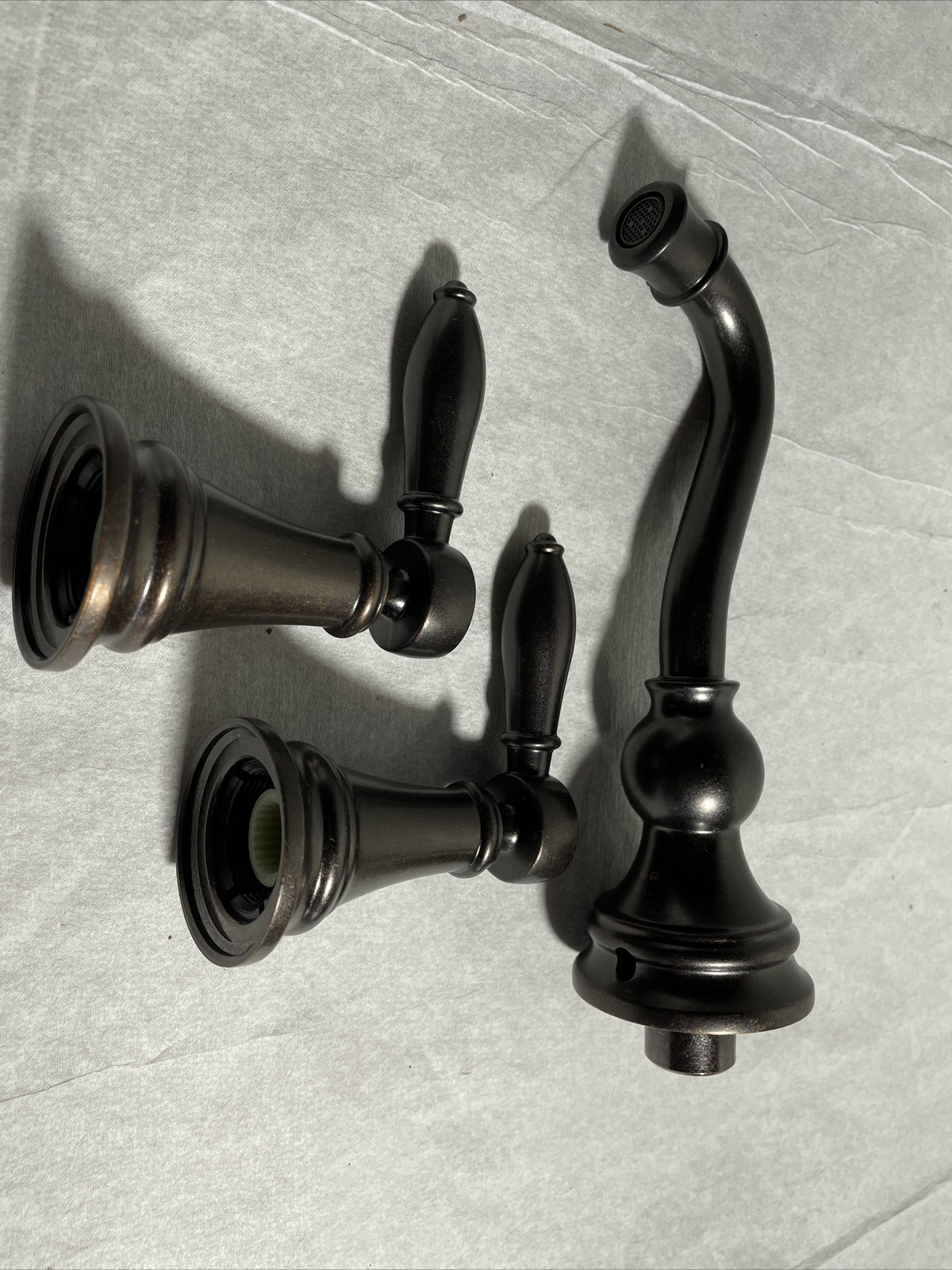 Moen Weymouth TS42106ORB Oil Rubbed Bronze Wall Mount Bathroom Faucet