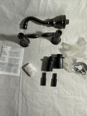 Moen Weymouth TS42106ORB Oil Rubbed Bronze Wall Mount Bathroom Faucet