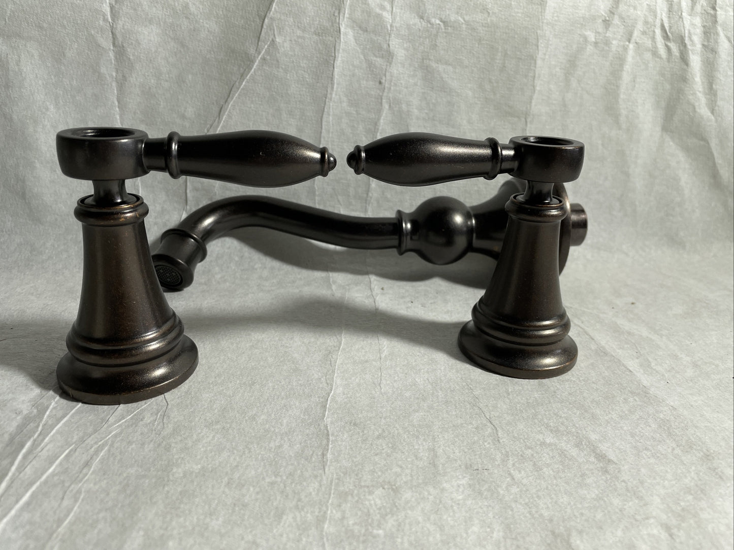 Moen Weymouth TS42106ORB Oil Rubbed Bronze Wall Mount Bathroom Faucet