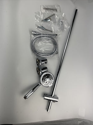 Moen 3667EP Single Function Handheld  Shower with Hose & Slide Bar Chrome Finish