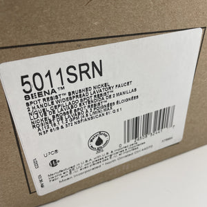 Moen 5011SRN Seena Two-Handle Widespread Bathroom Faucet-Chrome