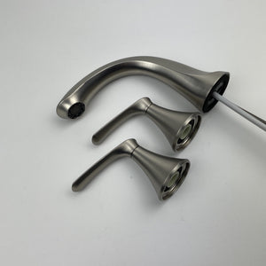Moen 5011SRN Seena Two-Handle Widespread Bathroom Faucet-Chrome