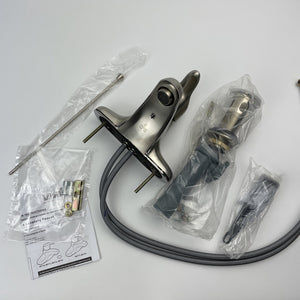 Moen CFG CA40712BN Cornerstone One-Handle Bathroom Centerset Faucet, Nickel
