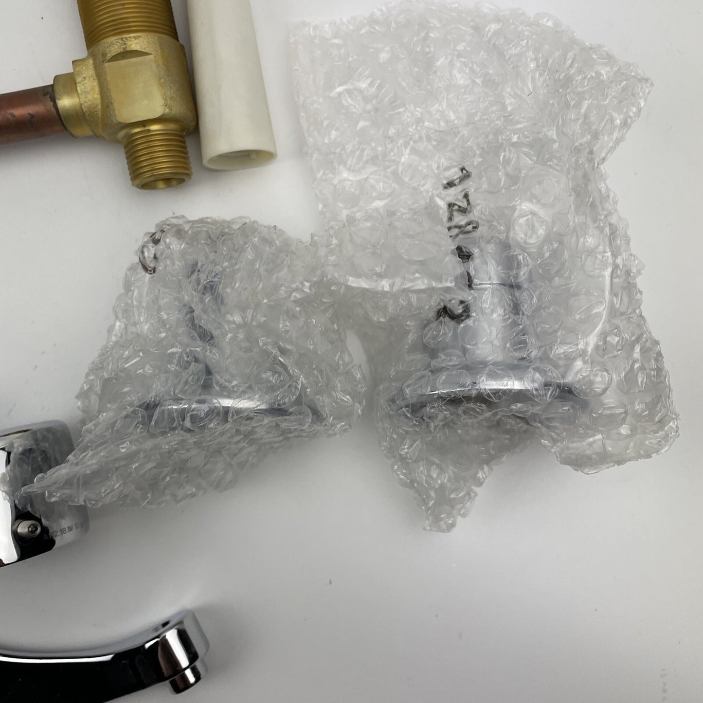 Moen 8228F12 M-DURA Wrist Blade Handle Widespread Bathroom Faucet 1.2GPM