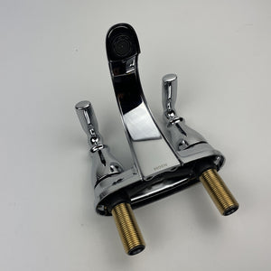 Moen 84532 Hilliard Two Handle Low Arc 4" Centerset Bathroom Faucet Chrome