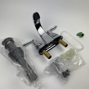 Moen 84532 Hilliard Two Handle Low Arc 4" Centerset Bathroom Faucet Chrome