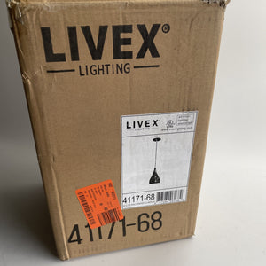 Livex Lighting Shiny Black Mini Pendant 41171-68 NO HARDWARE