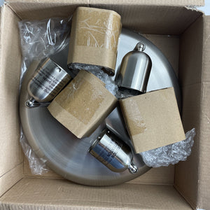 CANARM LTD. ICW356A03BPT10 James 3 Bulb Ceiling/Wall 3 Light, Brushed Pewter