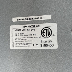 VENTS 238 CFM Power 4 in Wall Mount Exterior Centrifugal Exhaust Metal Duct Vent