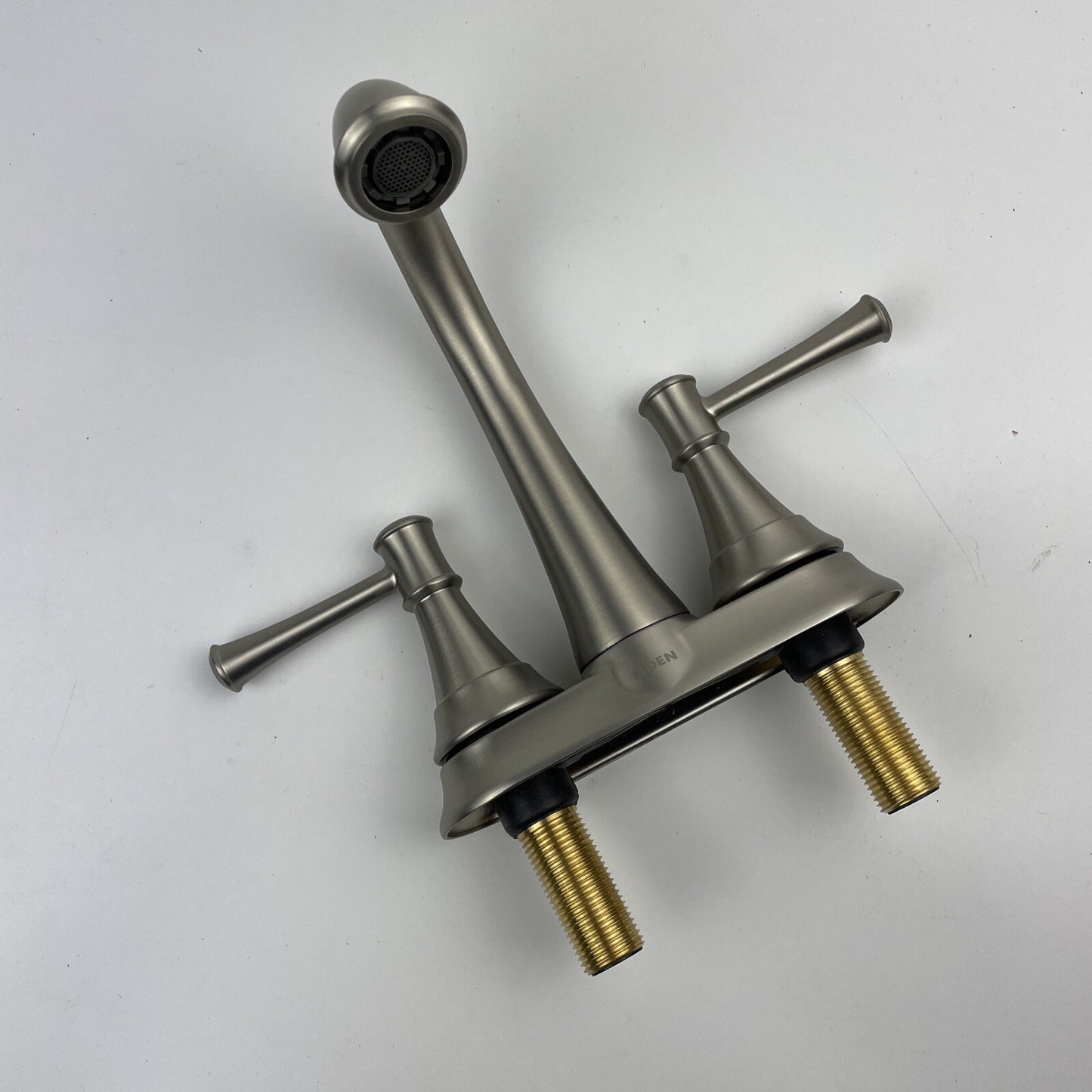 Moen 84755SRN Gilmour Brushed Nickel Two Handle 4" Centerset Bathroom Faucet