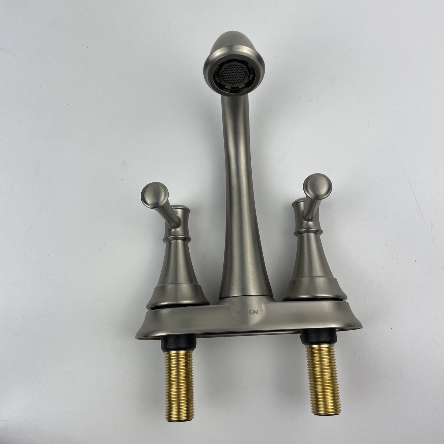 Moen 84755SRN Gilmour Brushed Nickel Two Handle 4" Centerset Bathroom Faucet