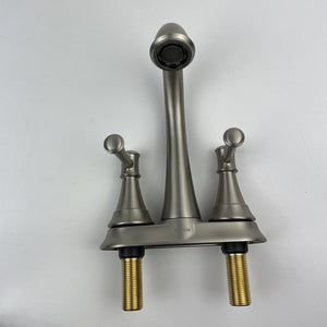 Moen 84755SRN Gilmour Brushed Nickel Two Handle 4" Centerset Bathroom Faucet