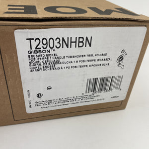 Moen T2903NHBN Gibson Tub and Shower Trim Brushed Nickel