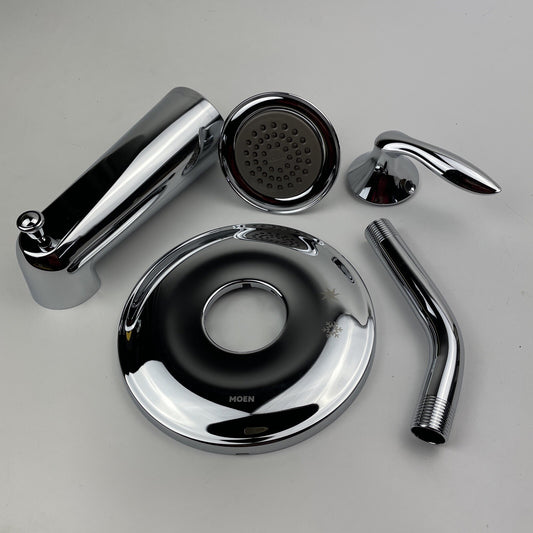 Moen UT2133EP Eva Tub and Shower Trim Package Single Function Head - Chrome