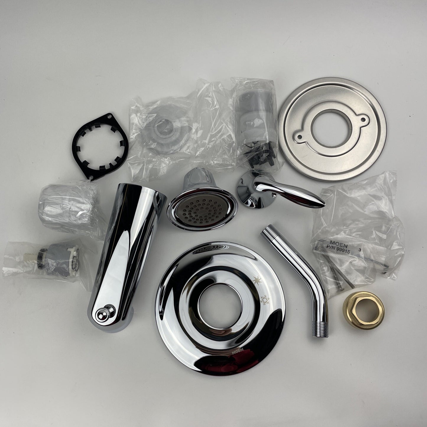 Moen UT2133EP Eva Tub and Shower Trim Package Single Function Head - Chrome
