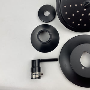 Moen TS2202EPBL Doux Shower Head & Posi-Temp Faucet Valve Trim Kit - Matte Black
