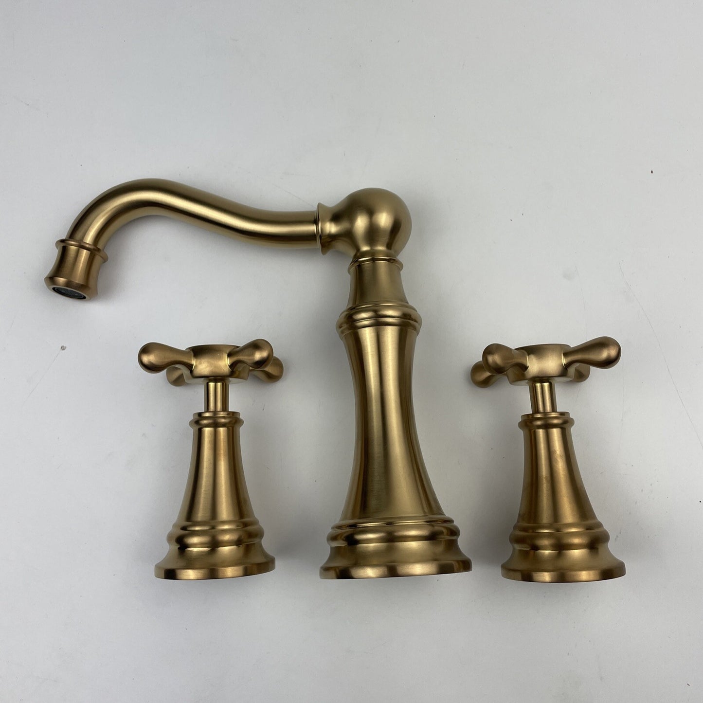 Moen TS42114BG Weymouth Two-Handle Widespread Bathroom Faucet Brushed Gold