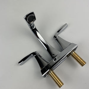 Moen 6901 Voss Two-Handle High Arc Bathroom Faucet - Chrome