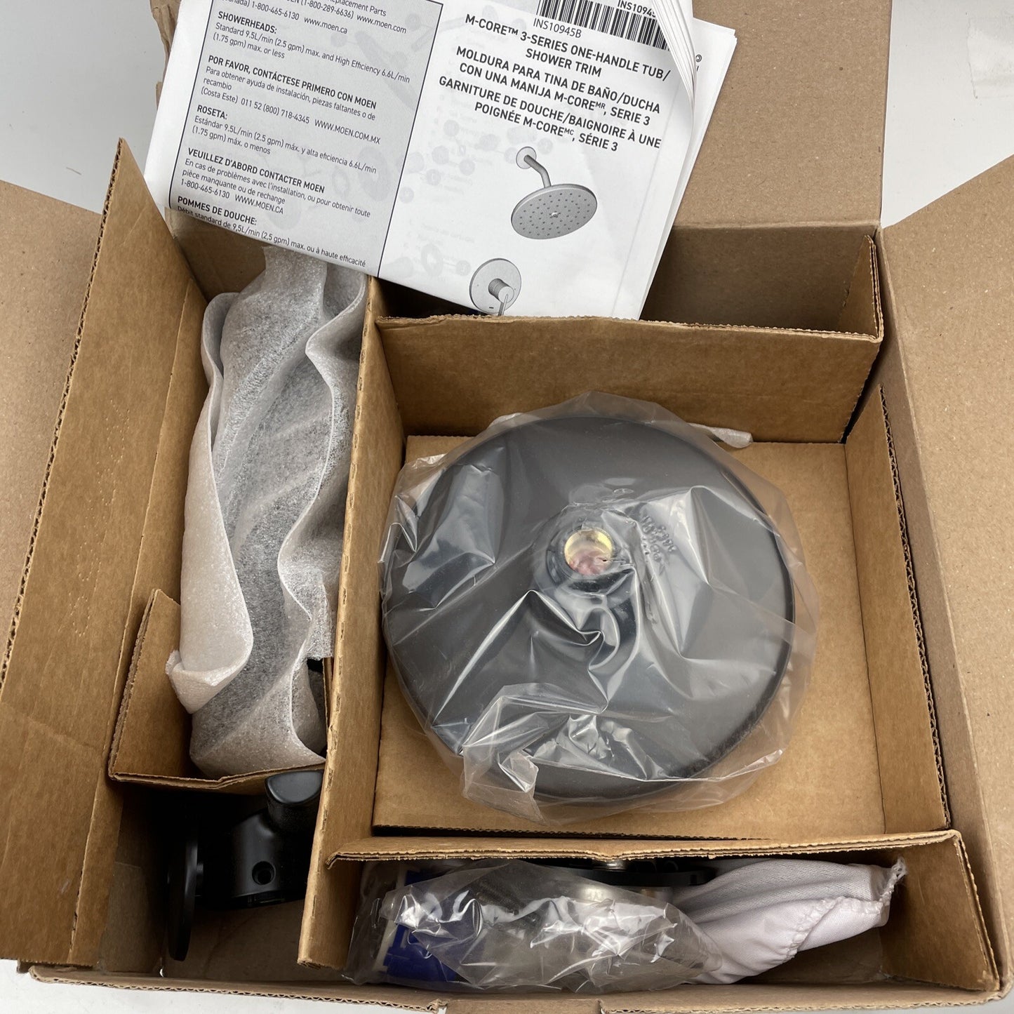 Moen UTS3203EPBL Doux M-CORE 3-Series Tub and Shower Trim - Matte Black