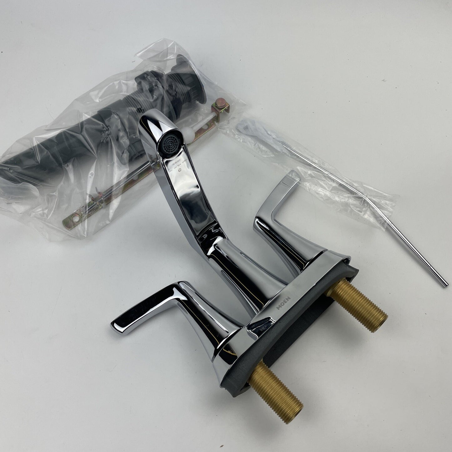 Moen Danika WS84633 Two-Handle High Arc Bathroom Faucet Chrome