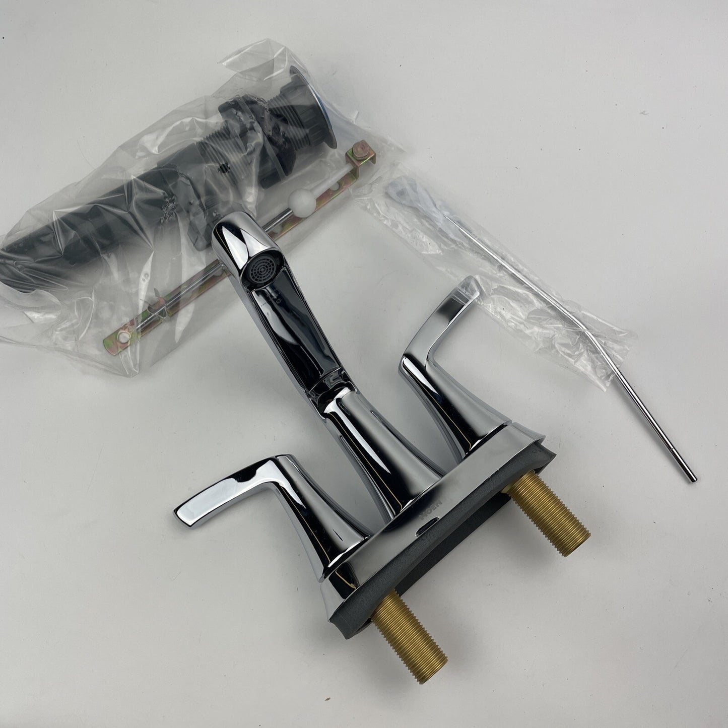 Moen Danika WS84633 Two-Handle High Arc Bathroom Faucet Chrome
