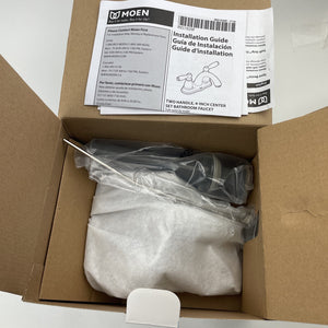 Moen Danika WS84633SRN Spot Resist Brushed Nickel Centerset Pop Up Drain Faucet